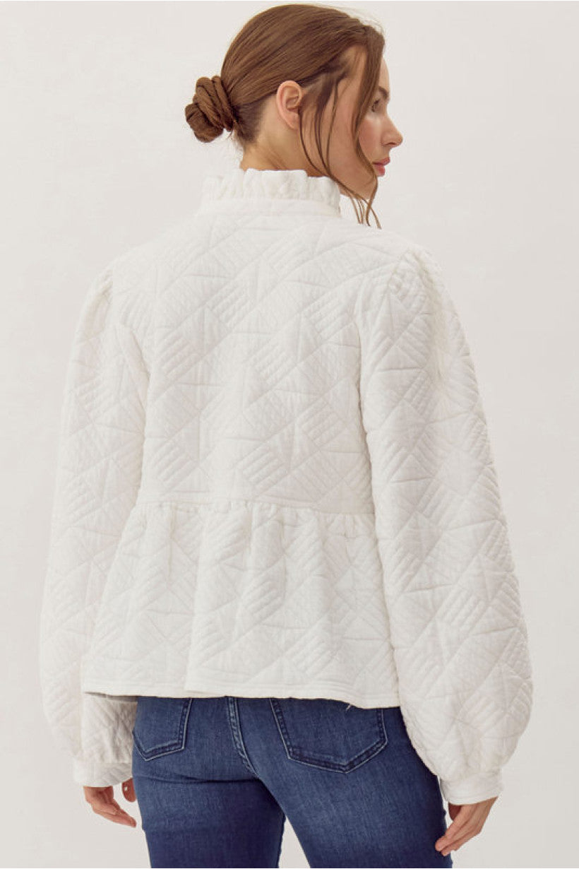 Totally Textured Statement Top