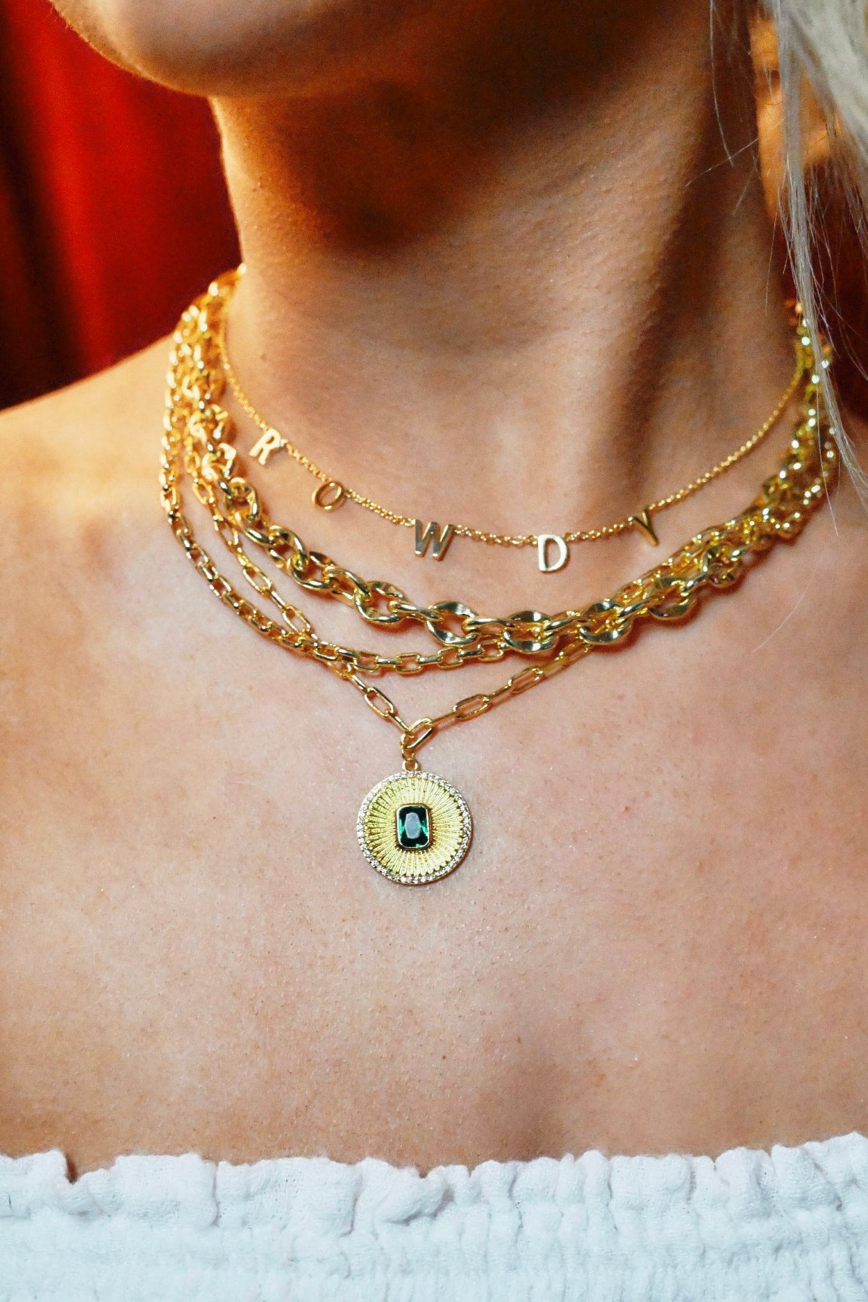 Thirty and ROWDY Necklace