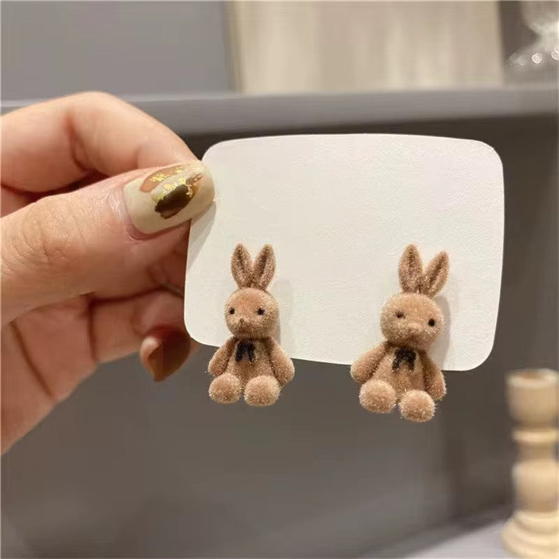 Fuzzy Bunny Earrings