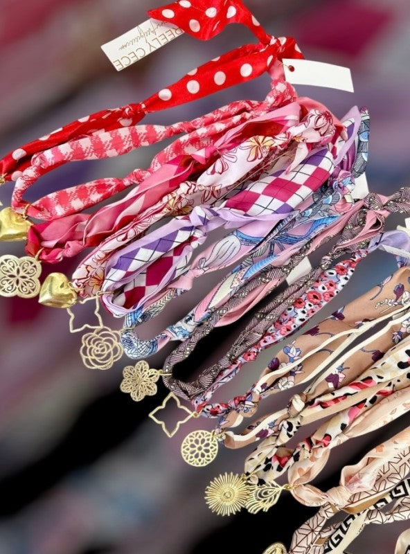 Assorted Scarf Charm Necklace