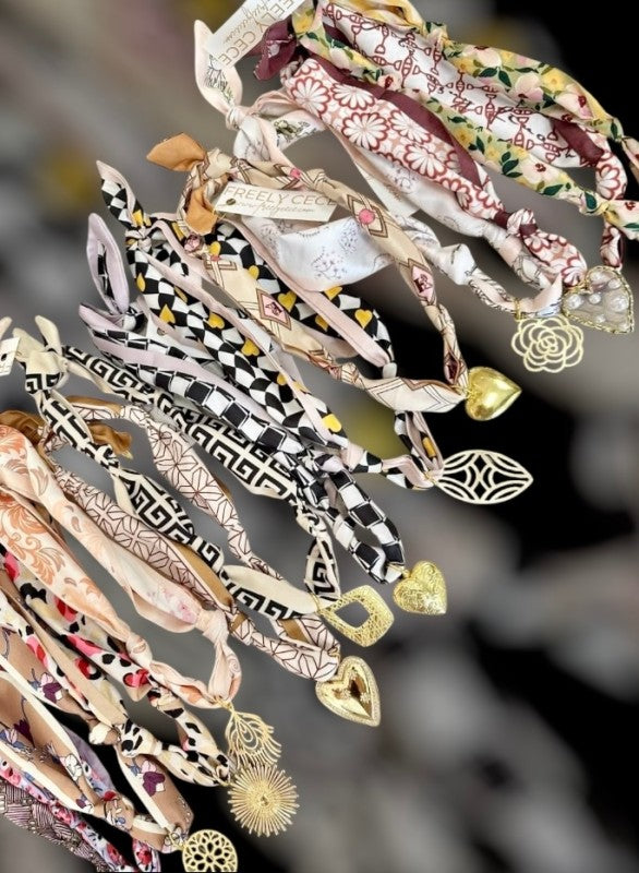 Assorted Scarf Charm Necklace