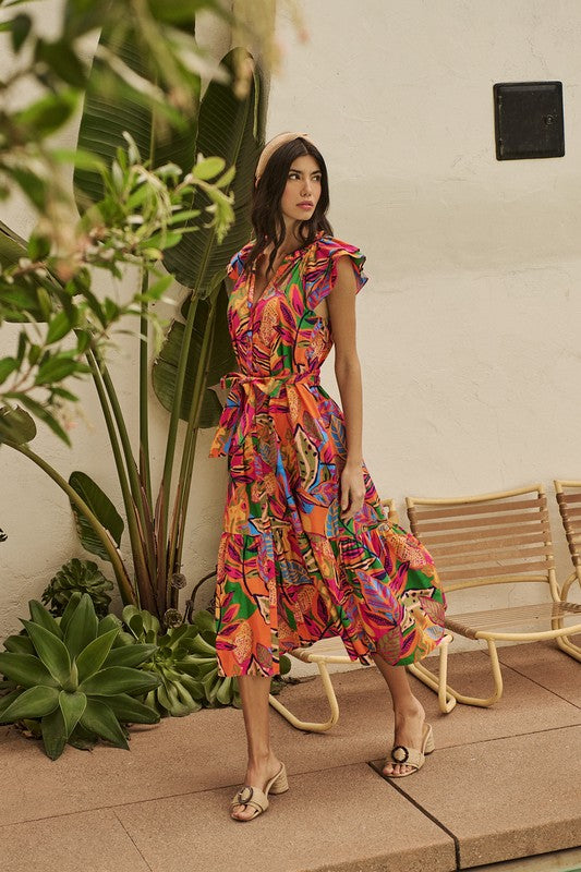 Milana Charlotte Midi Dress