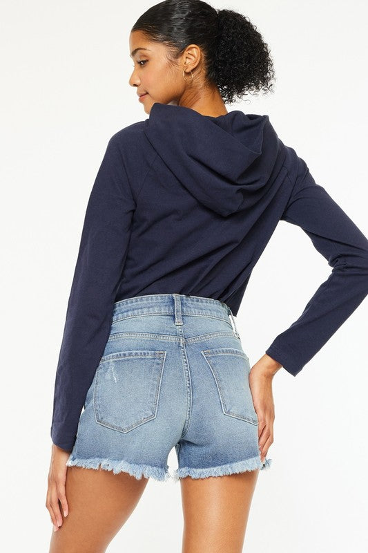 High Rise Mom Short