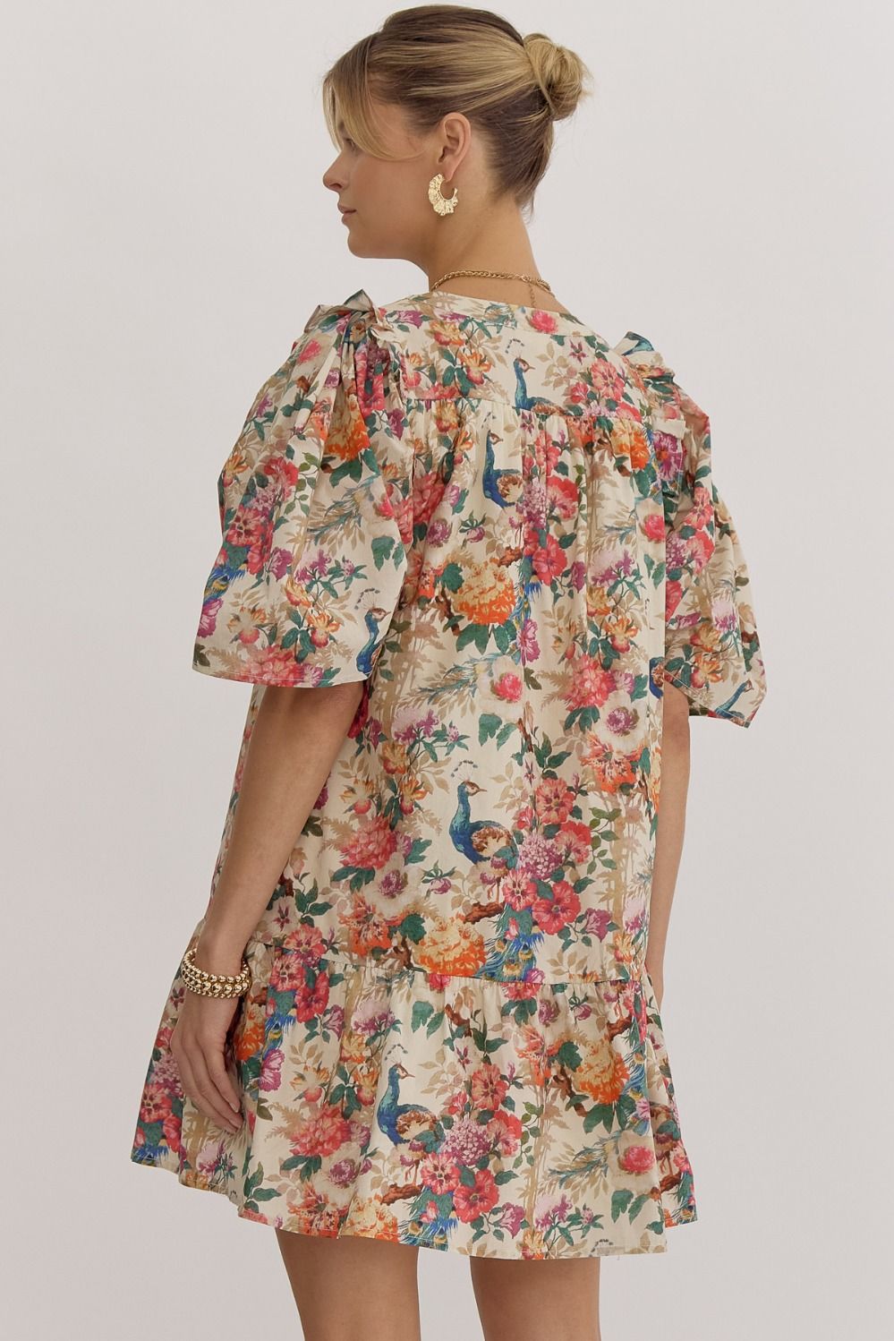 Natural Peacock Dress