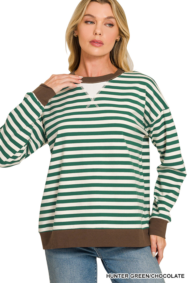 Striped Crewneck Sweater