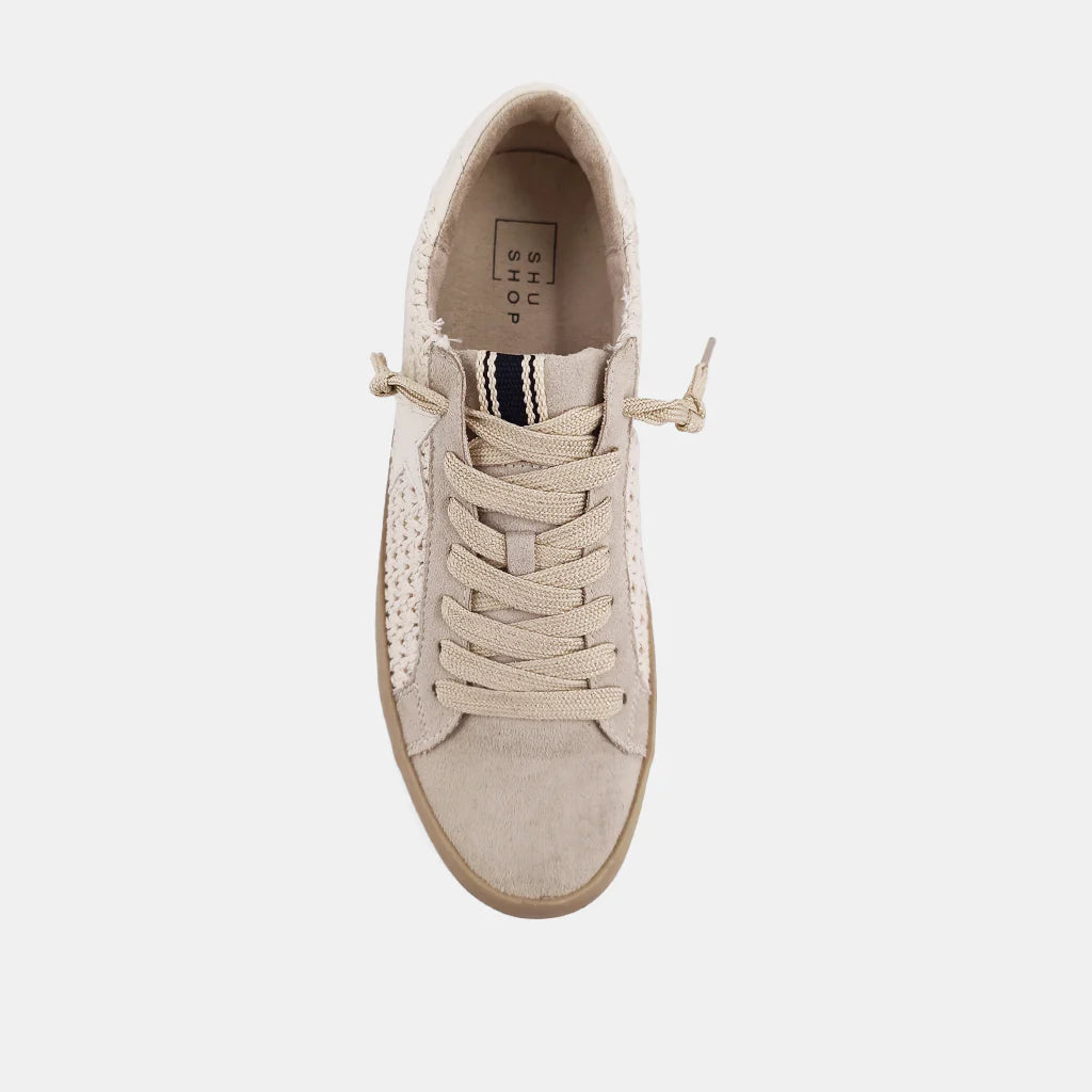 Bone Woven Paula Sneaker