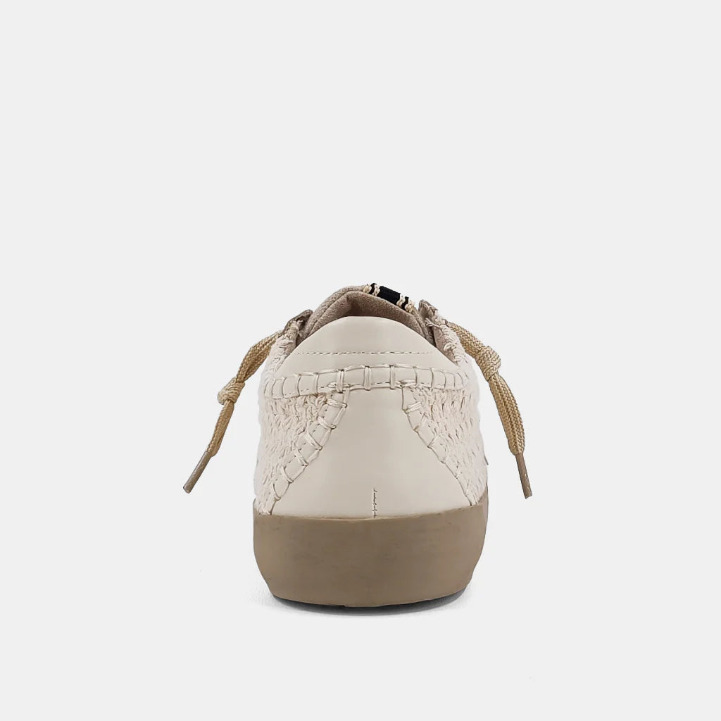 Bone Woven Paula Sneaker