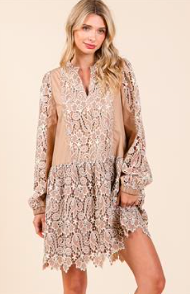 Jacobean Lace Dress