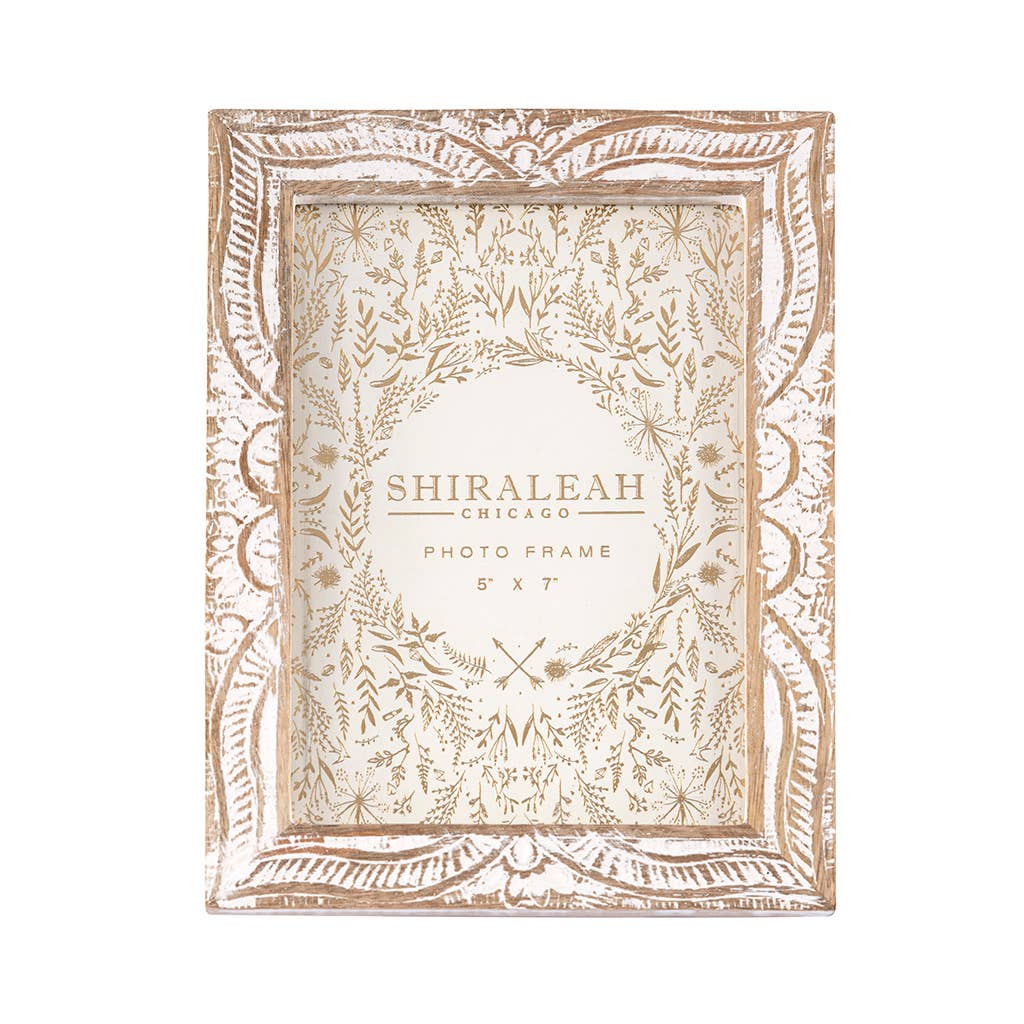 SAUSALITO 5" X 7" PICTURE FRAME, WHITE