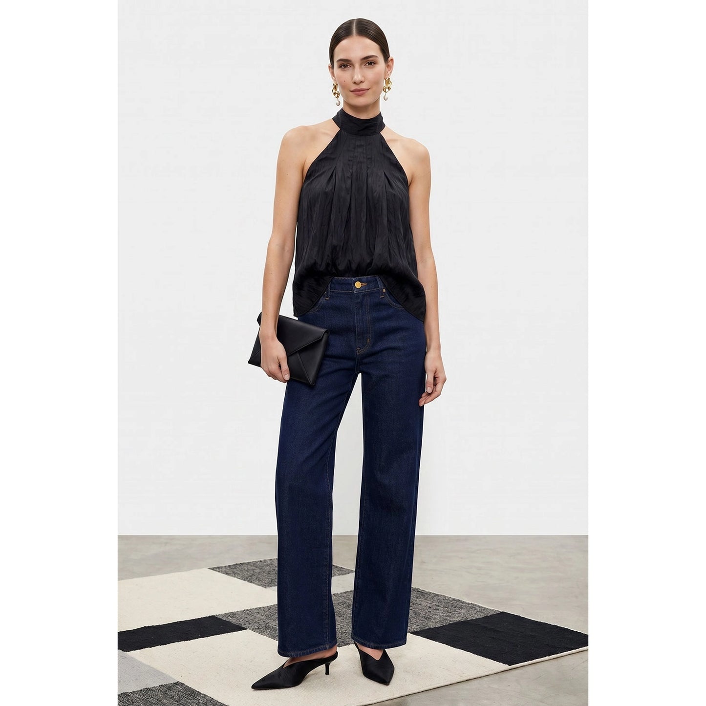Convertible Scarf Sleeveless Top