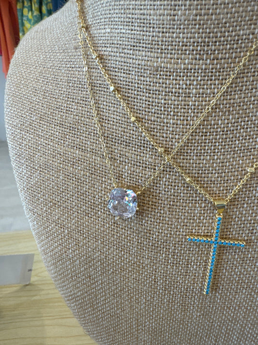 Amore Square Necklace