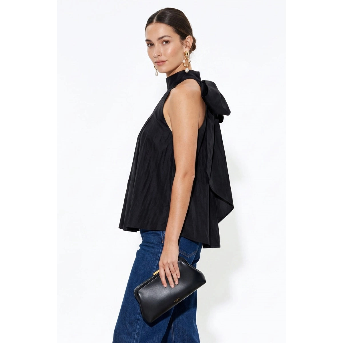 Convertible Scarf Sleeveless Top