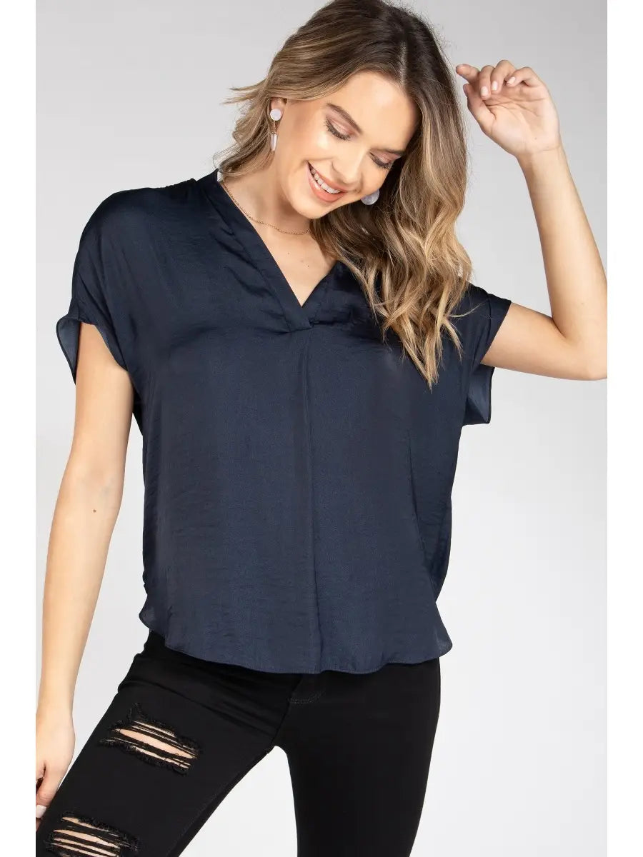 Drop Shoulder Regular Blouse
