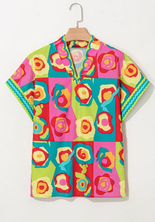 Bold Abstract Top