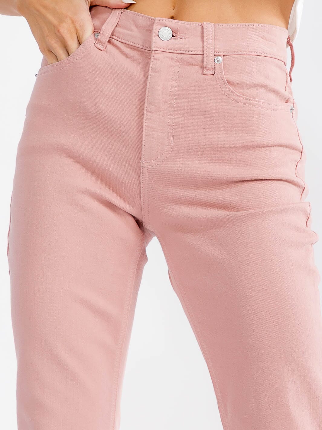 Blushing High Rise Flare Jean