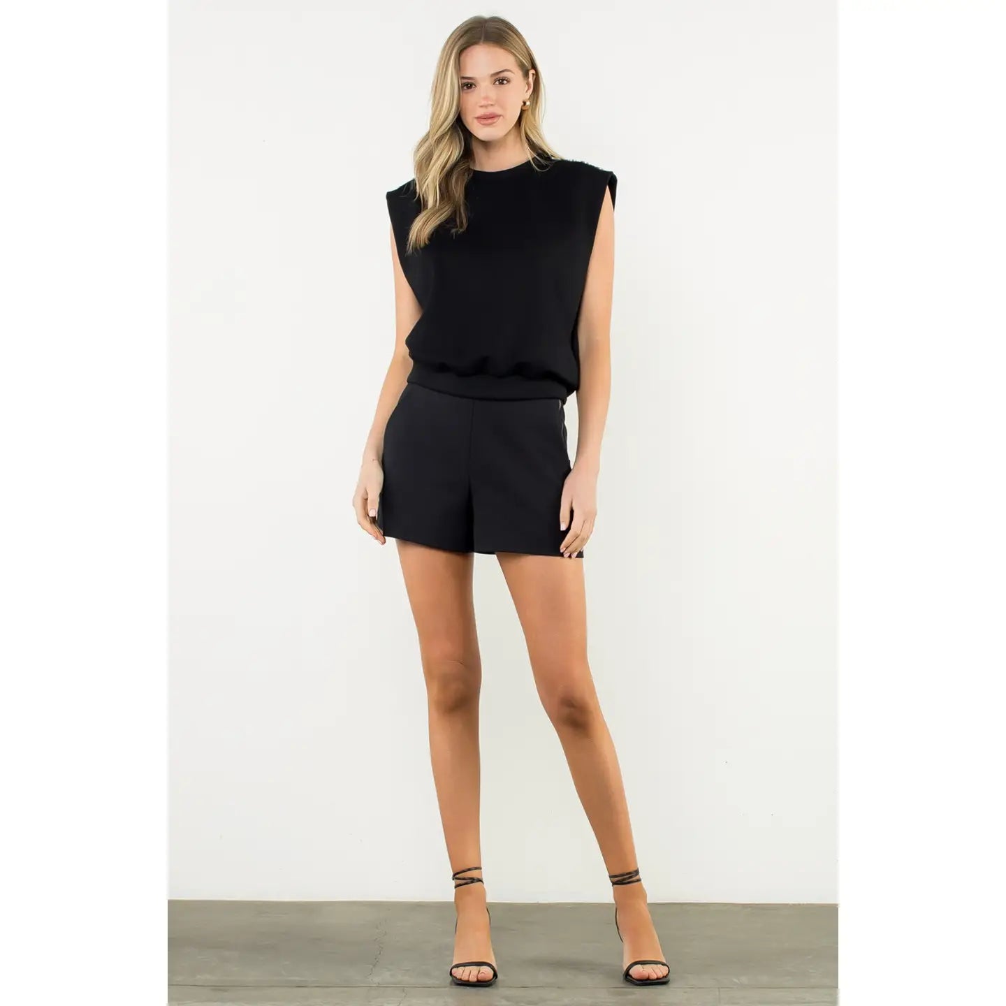 Black Sleeveless Top