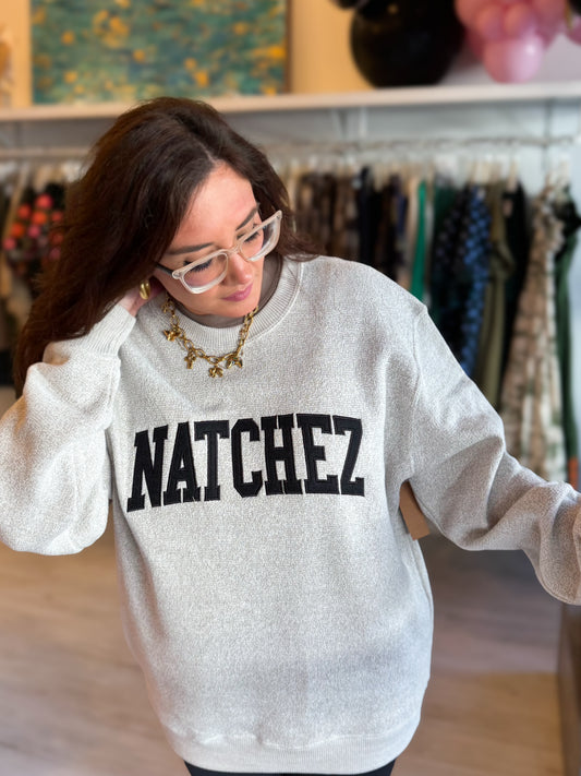 Embroidered Natchez Sweatshirt