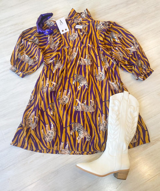 Roaring LSU Savannah Dress
