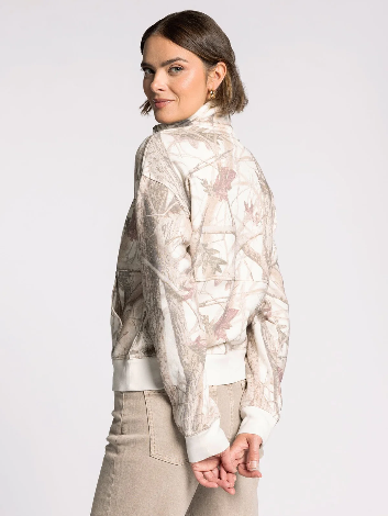 Mauve Camo Savannah Half Zip