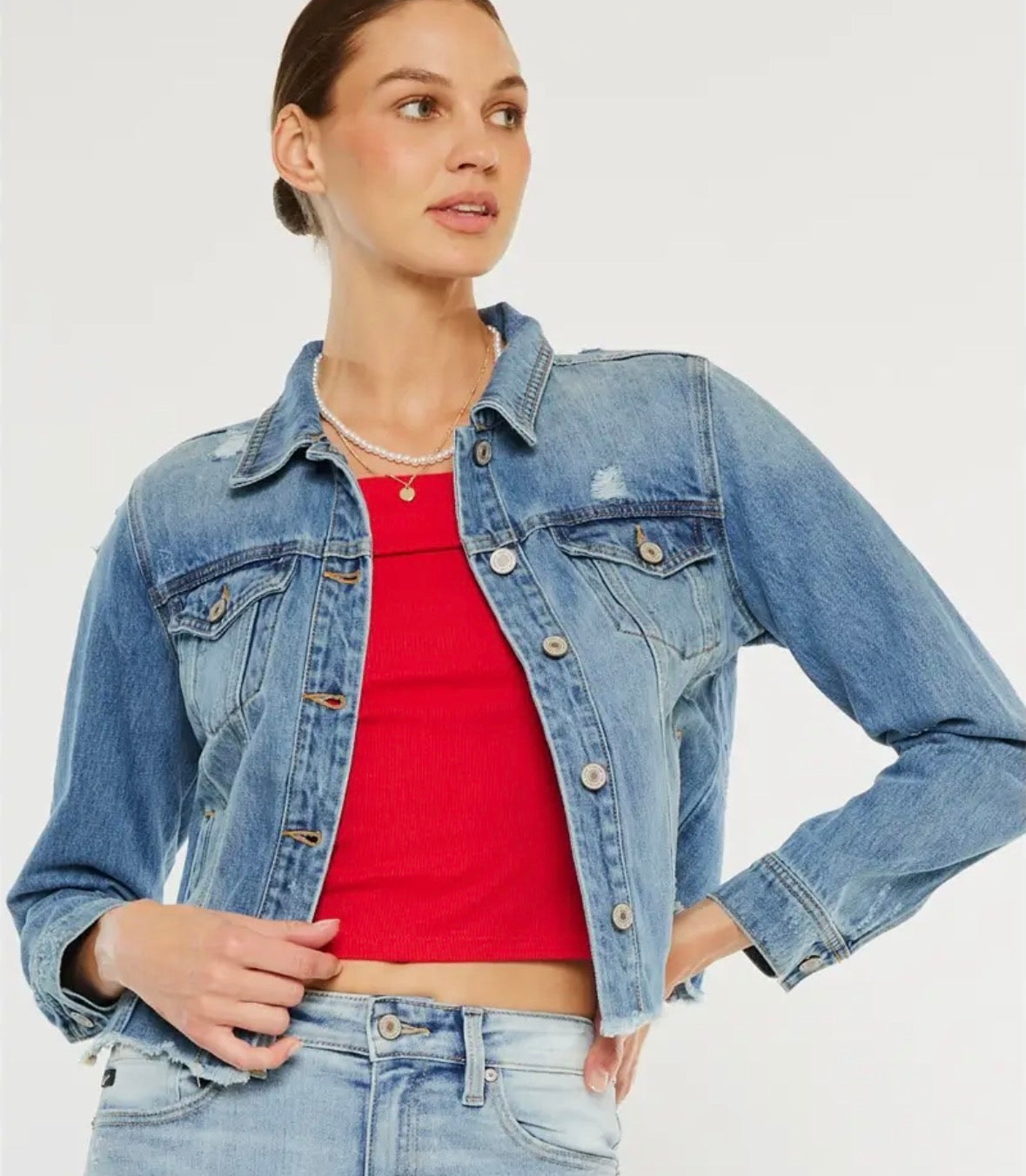 Medium Wash Denim Jacket