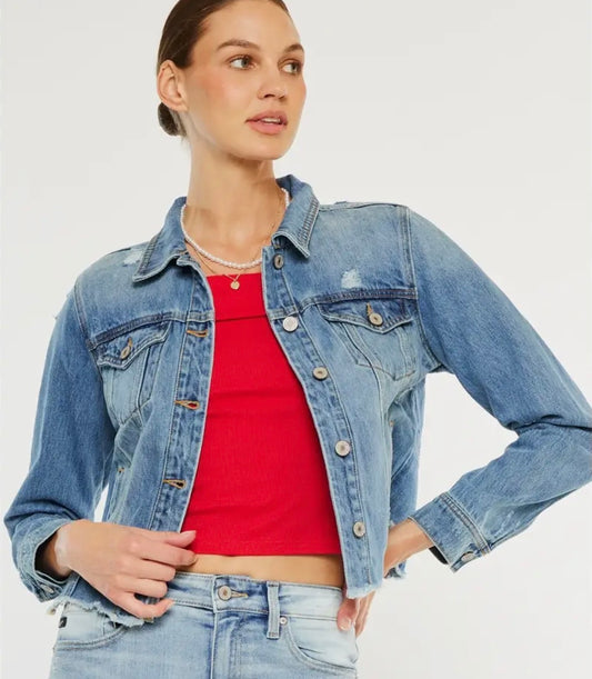 Medium Wash Denim Jacket