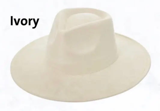 Teardrop Top Suede Large Eaves Hat