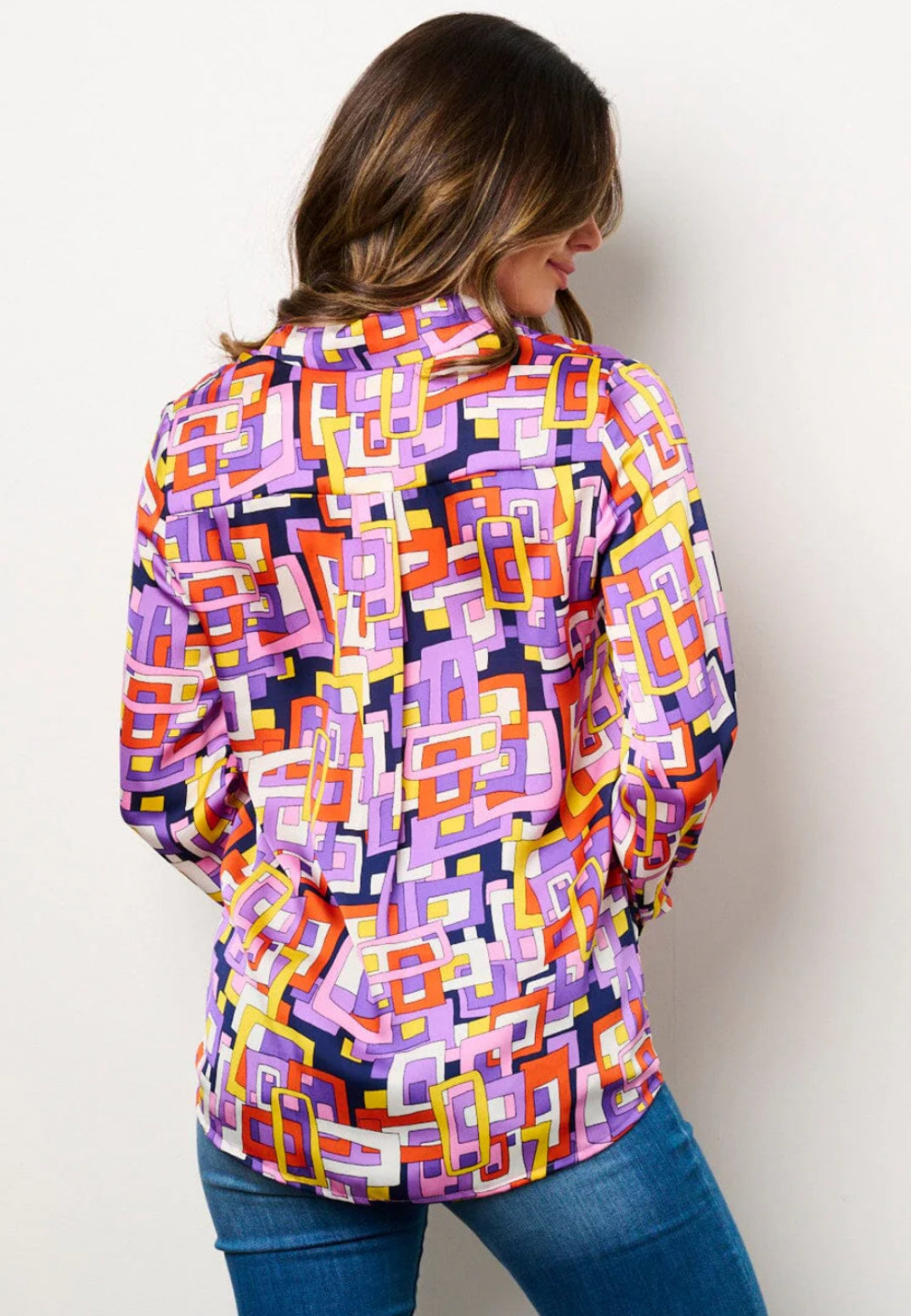 Abstract Button Up