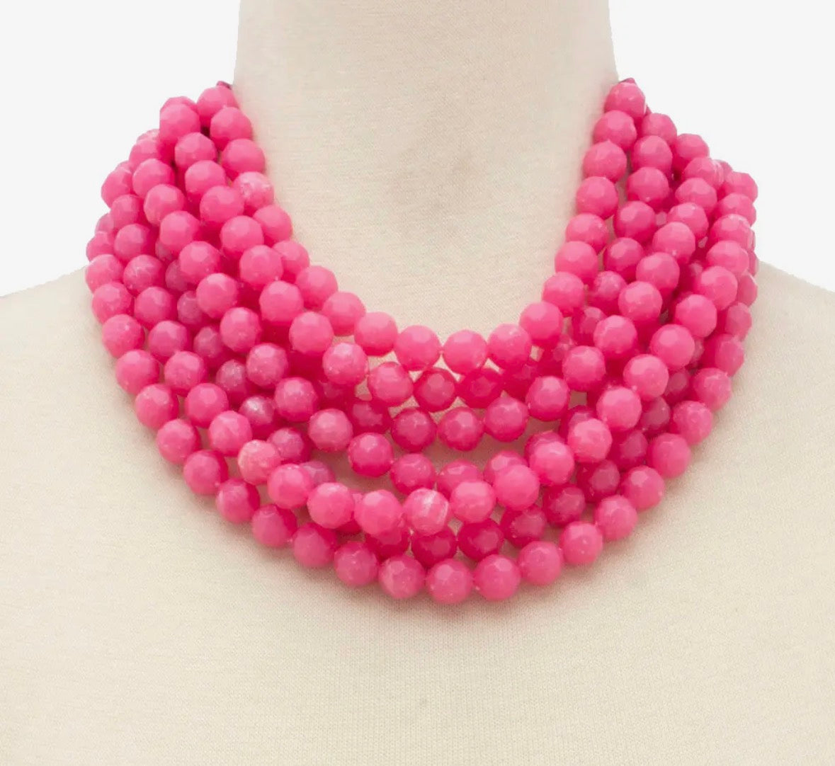 Beaded & Layered Magnetic Necklace