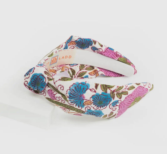No Gem Block Print Headband