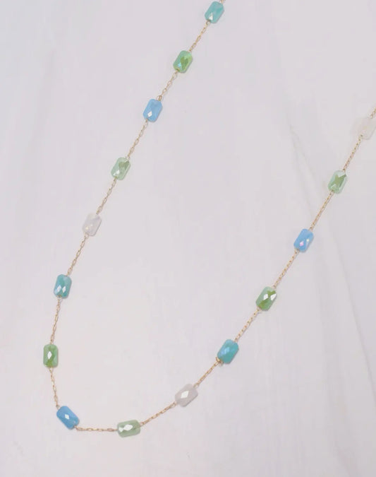 Fairway Glass Bead Necklace