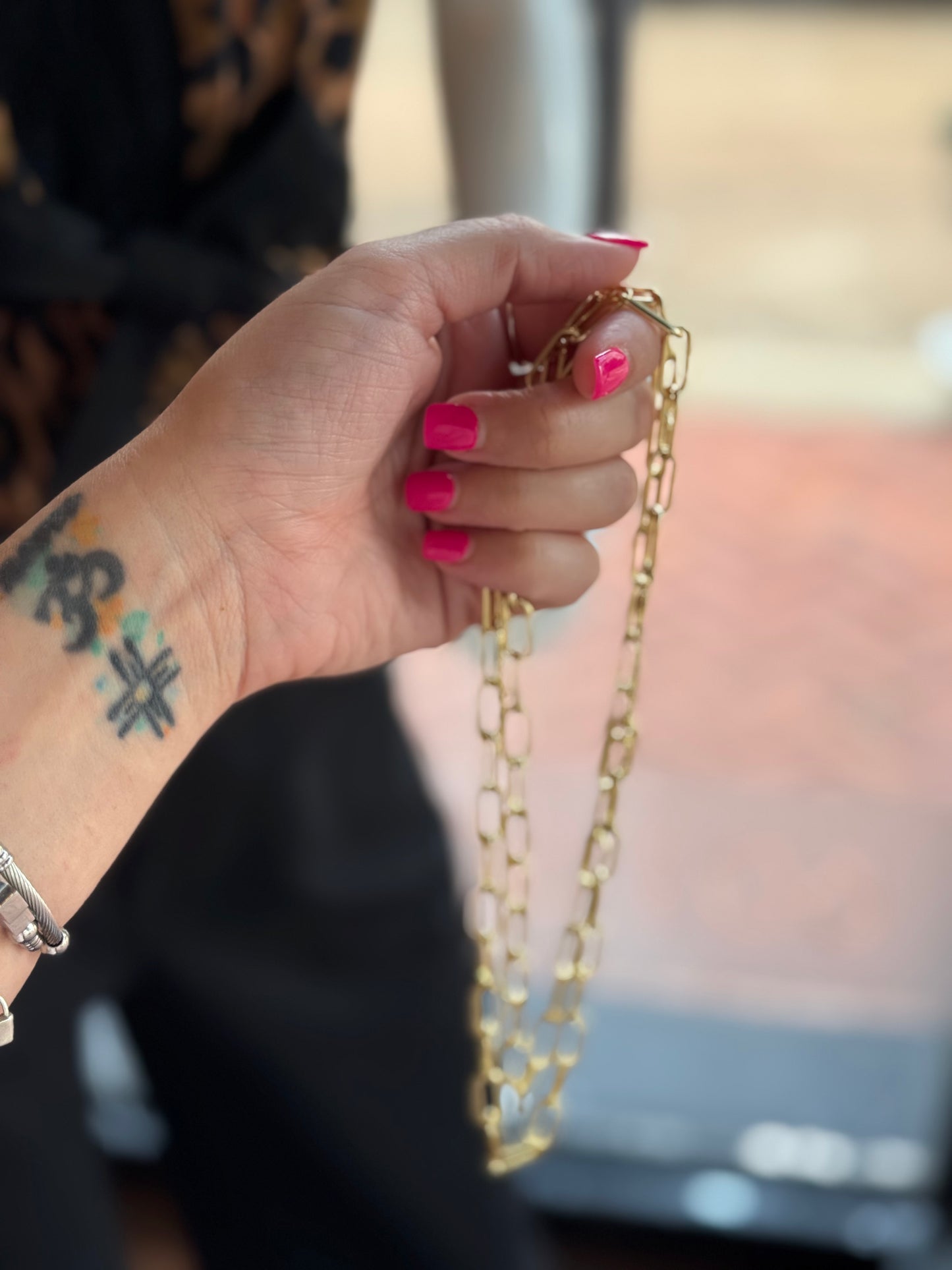 Rosette Paperclip Chain