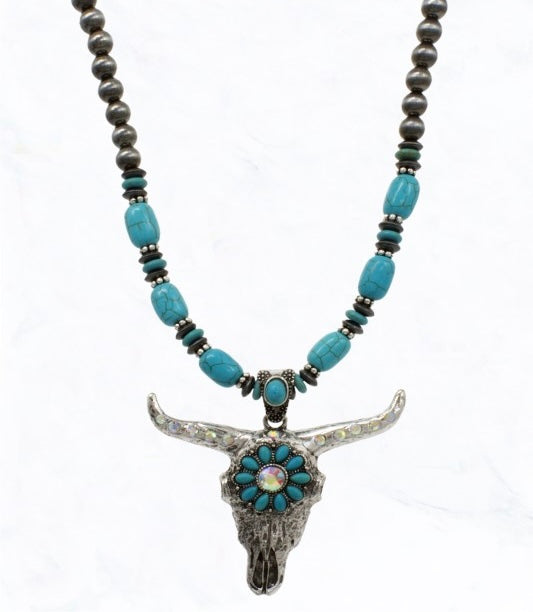 Longhorn Turquoise Necklace
