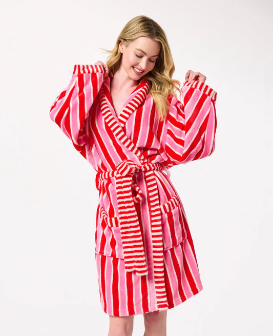 Holly Striped Robe