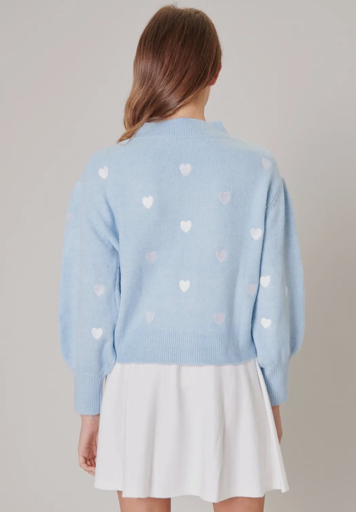 Cross My Heart Embroidered Sweater