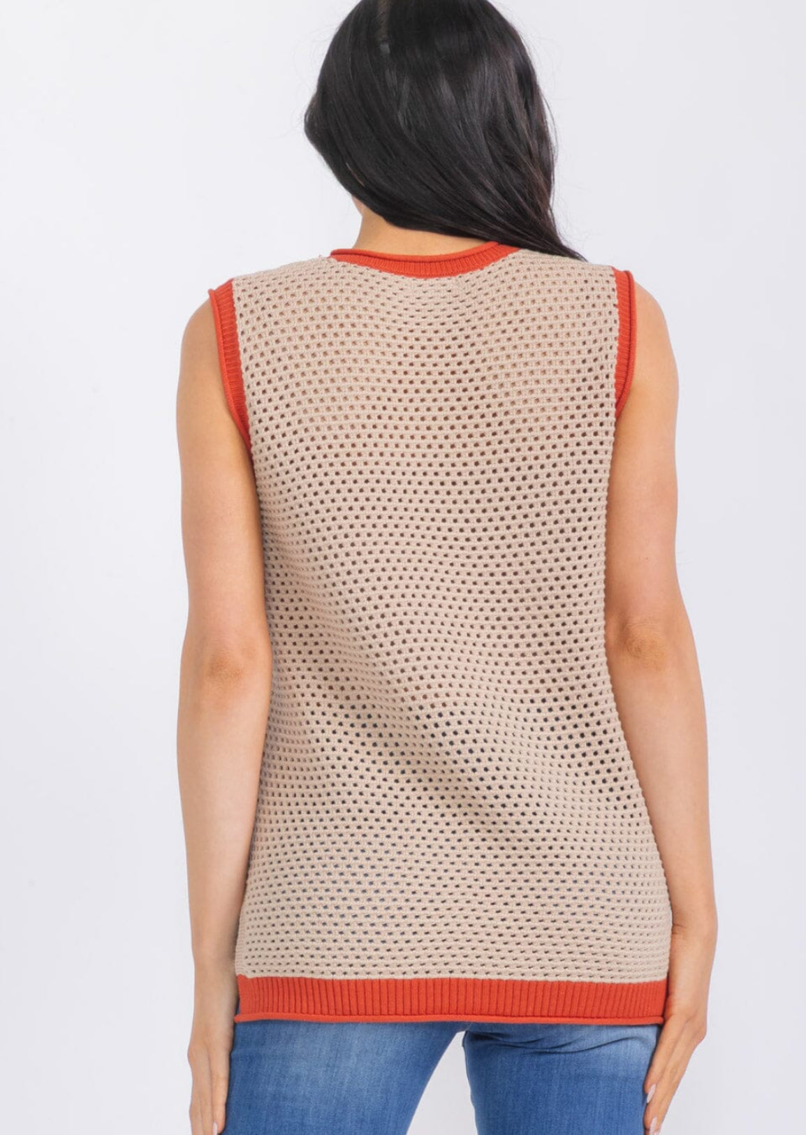 Colorblock Knit Tank