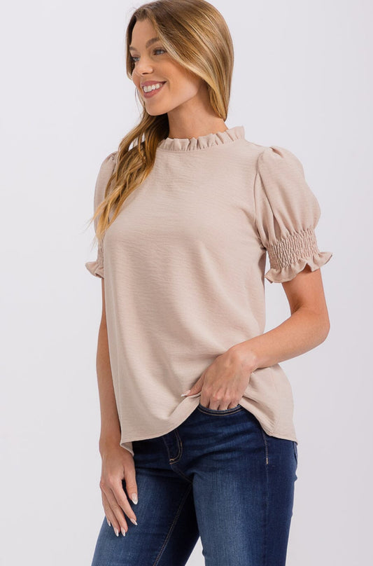 Basically Beige Blouse