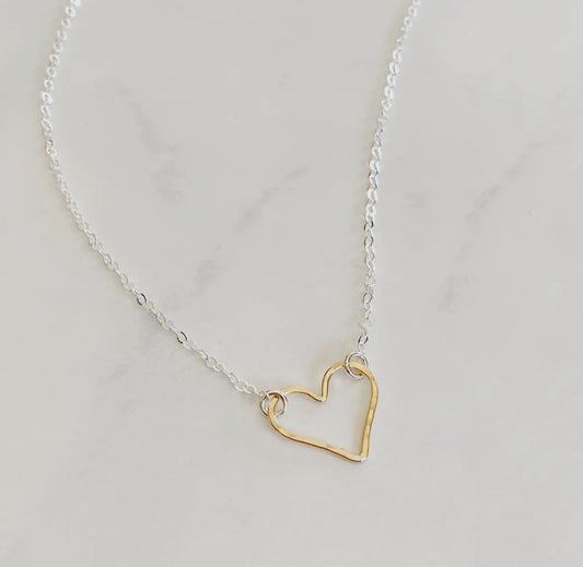 Open Heart Necklace