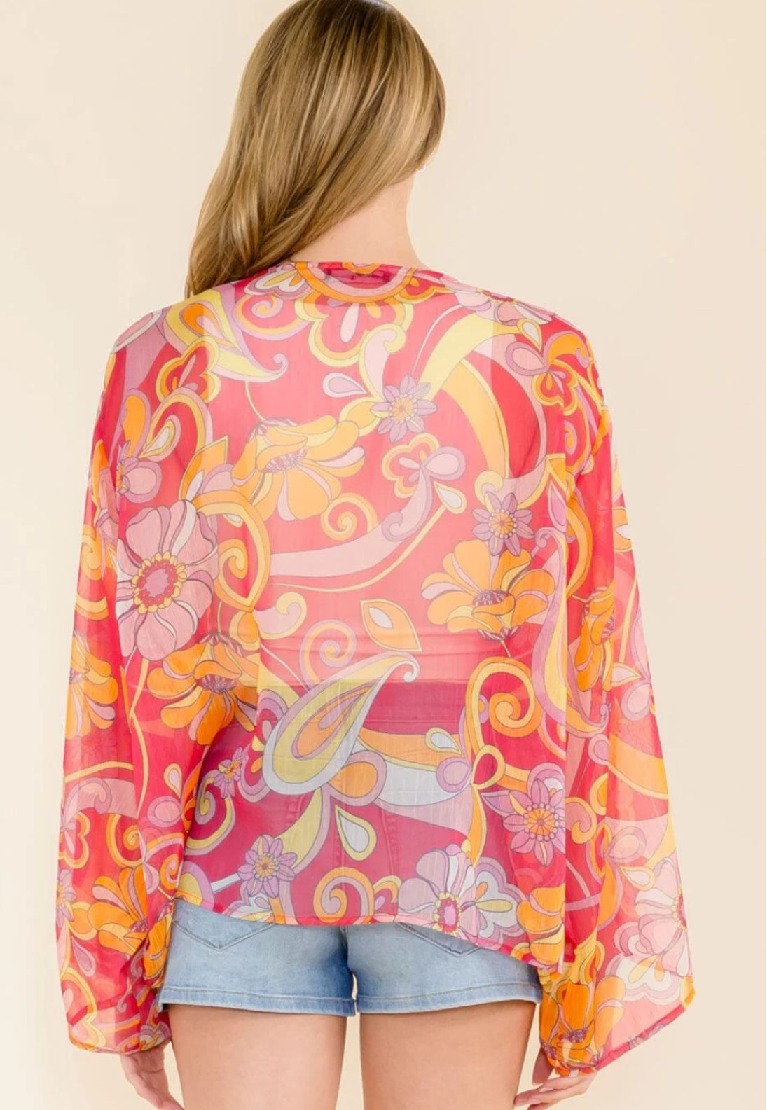 Open Front Breathable Kimono