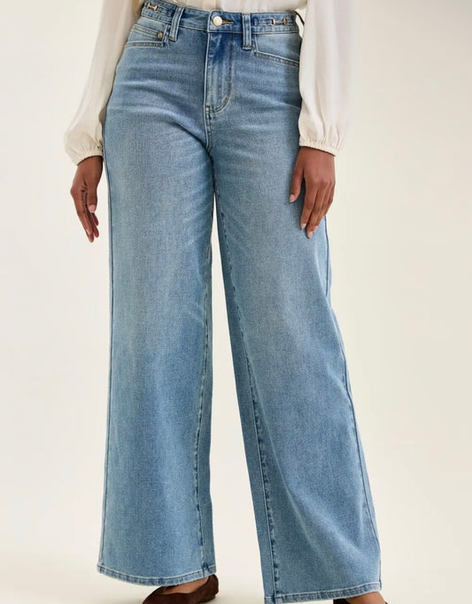 Angelina Harness Trim Jean