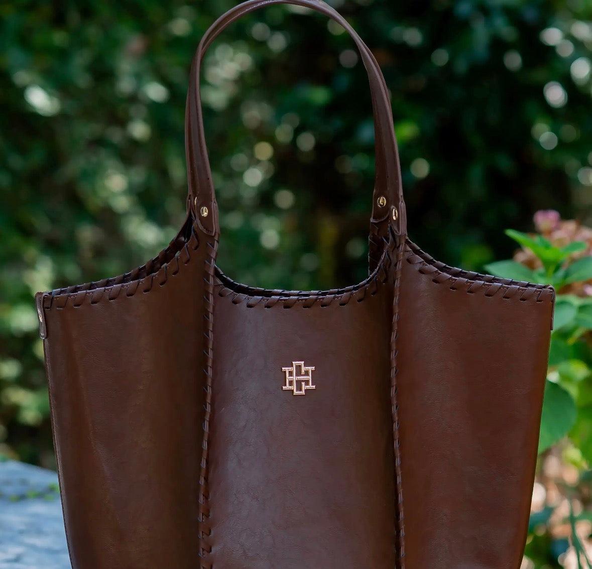 Emory Whipstitch ChocolateTote