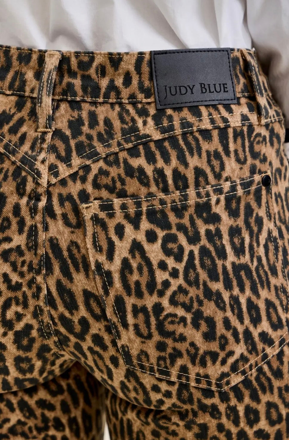 Jaqueline Leopard Flare Judy Blue Jeans