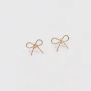 Abbot Gold Bow Stud