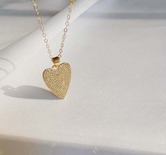 One Love CZ Filled Necklace