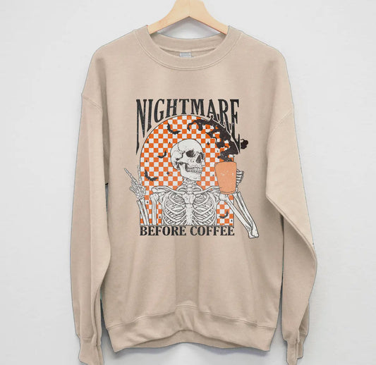 Nightmare Before Coffee Sweatshirt