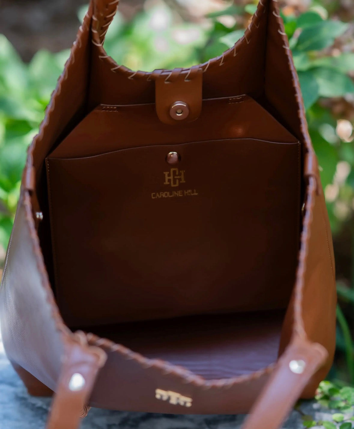 Emory Whipstitch ChocolateTote
