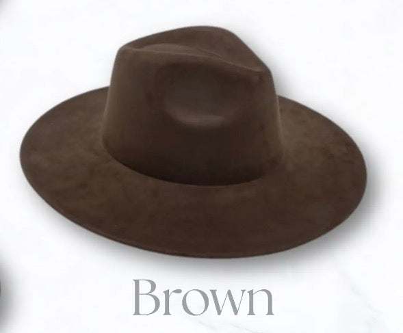 Peach Top Suede Large Eaves Hat