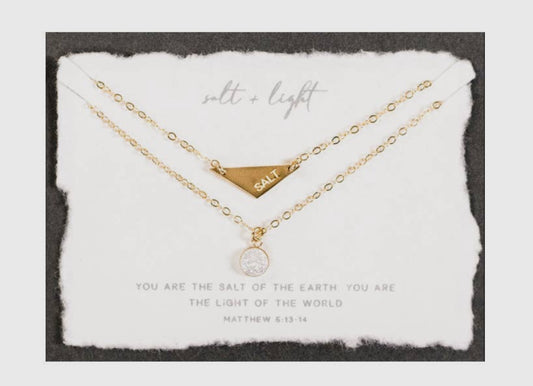 Salt + Light Christain Necklace