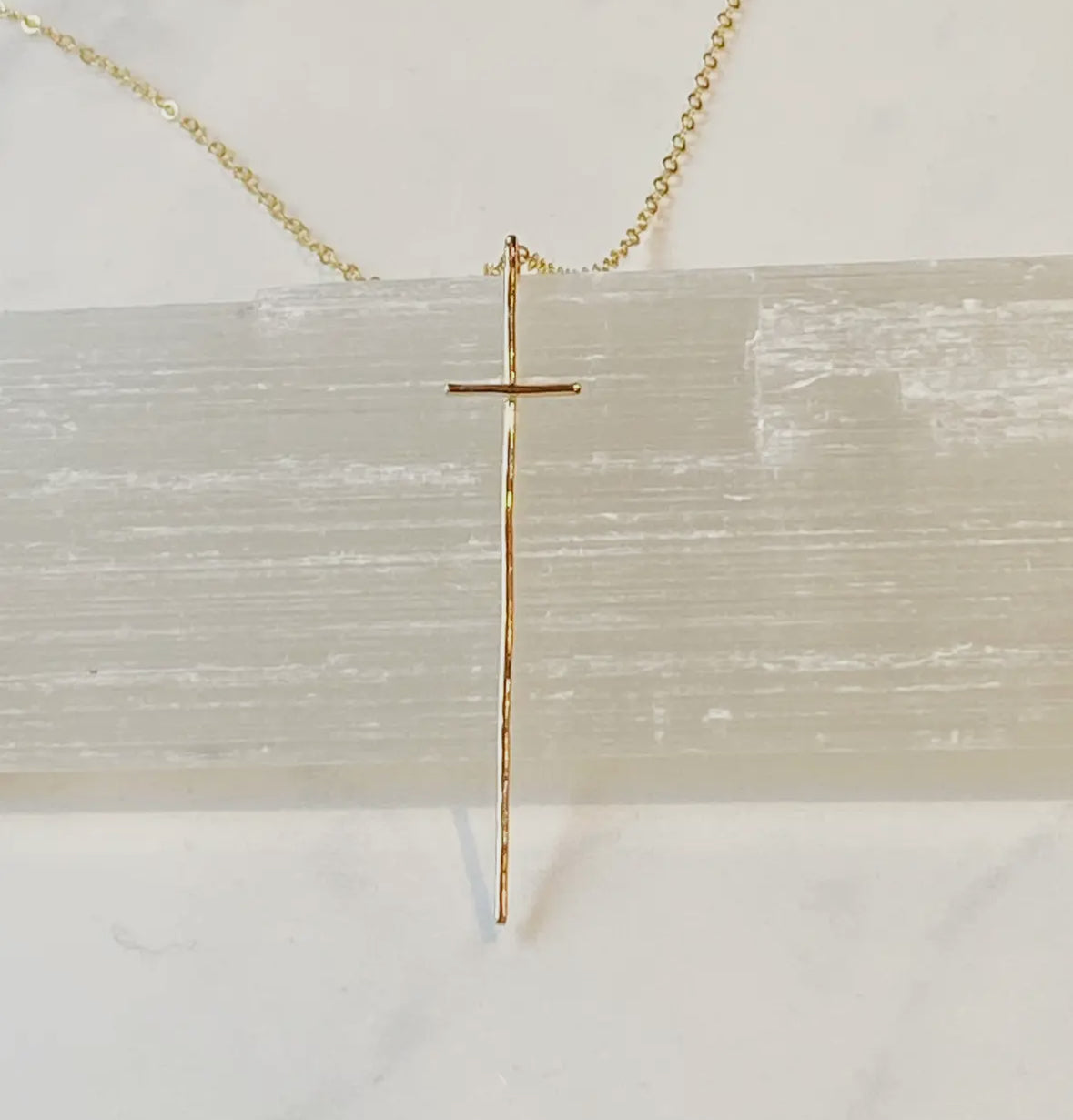 Modern Cross Necklace