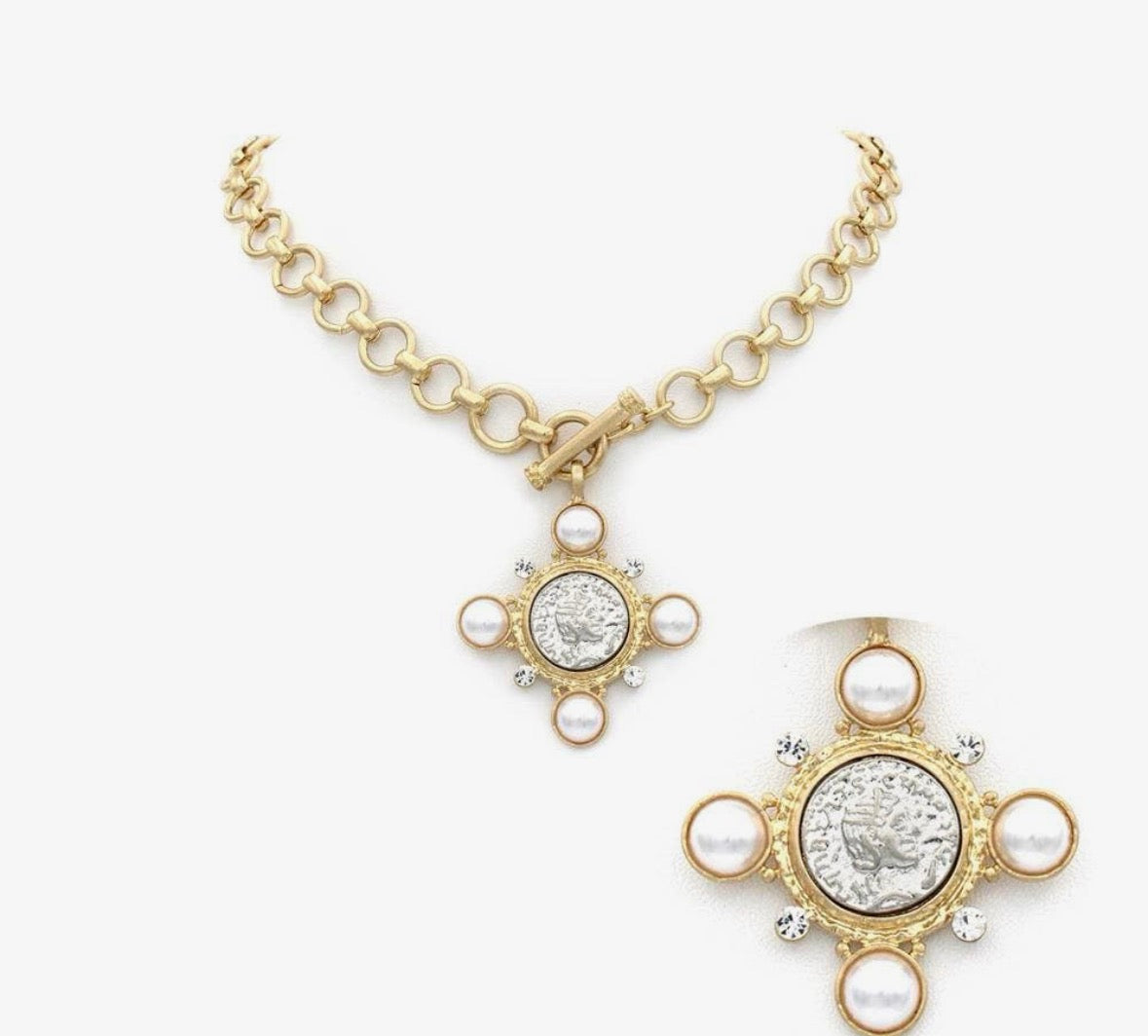 Old Money Coin Necklace