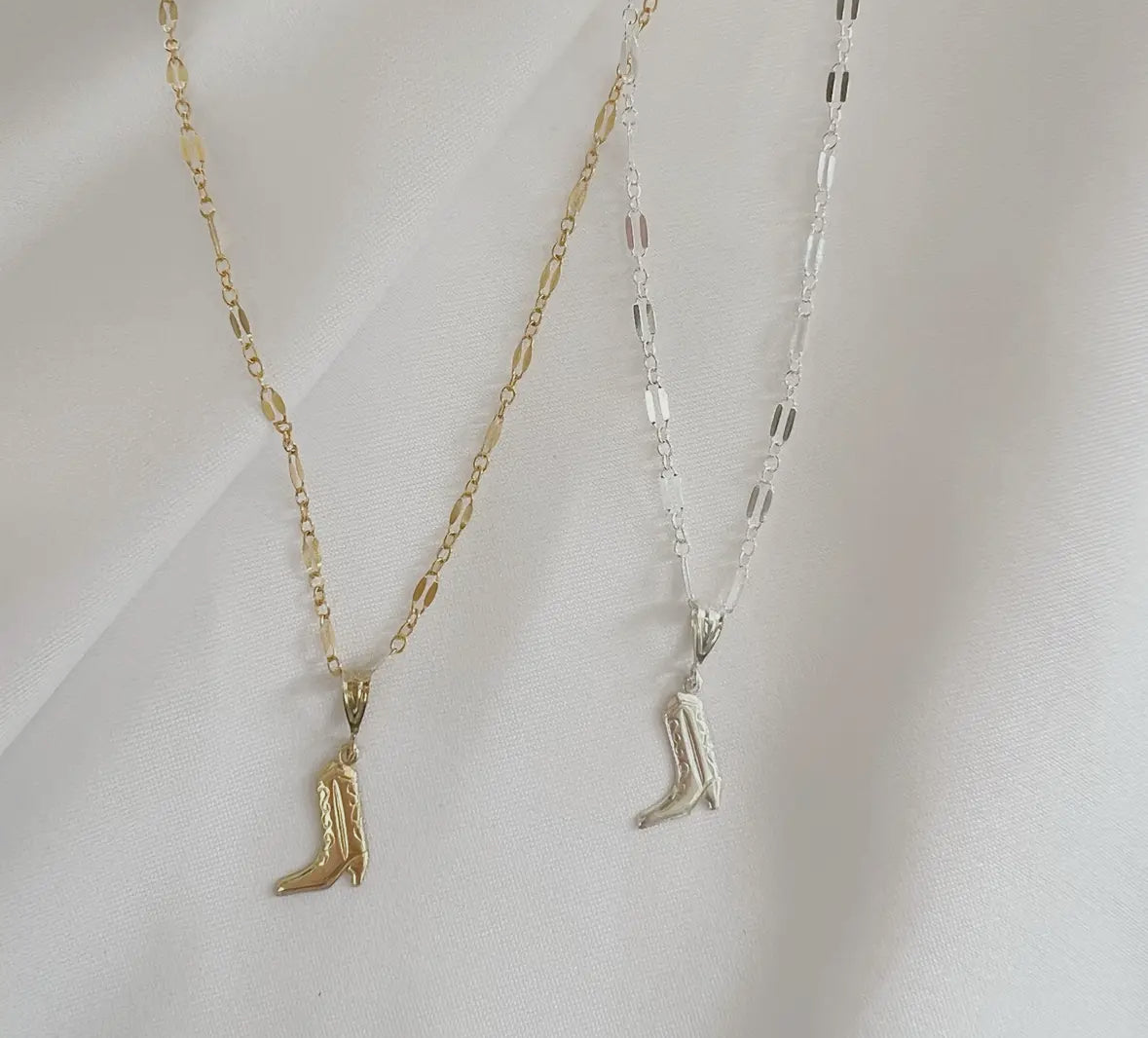 Howdy Cowboy Boot Necklace